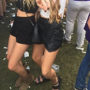 Forever 21 Black Skort